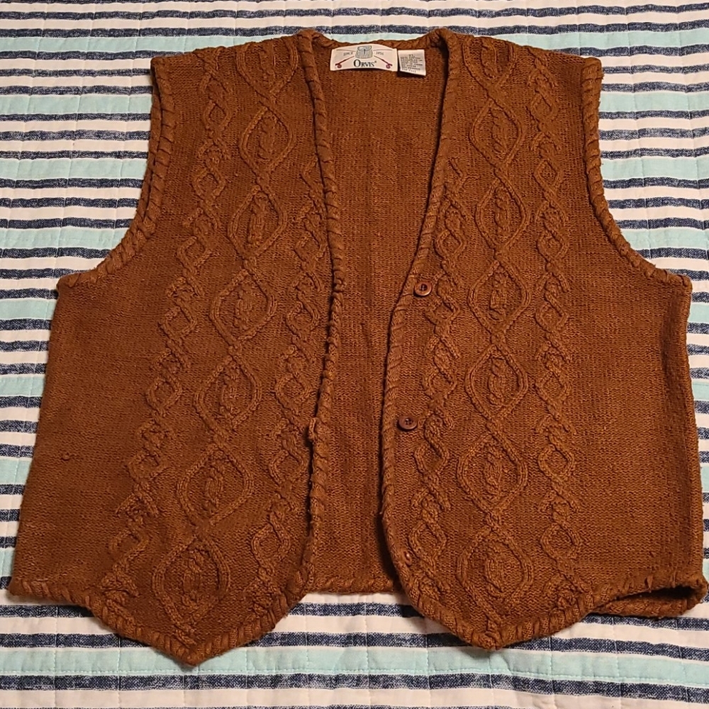 Orvis sweater vest ladies
